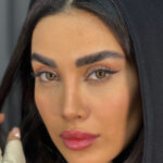 لنز طوسی عسلی ویکتوریا مدل دیوا مار