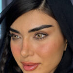 لیزا مود هیزل عسلی با دور خط محو