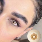 لیزا مود هیزل عسلی با دور خط محو lezza mood hazel