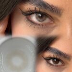 لنز برند لومنتو مدل Lumo gray لوموگری طوسی عسلی