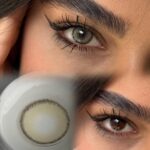 لنز برند لومنتو مدل Lumo green لومو گرین سبز عسلی